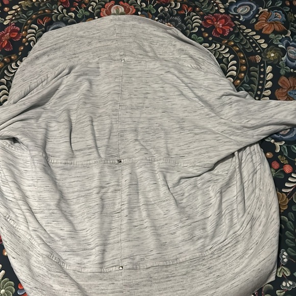 Wilfred heather gray studded Diderot cardigan sz M - Picture 6 of 10